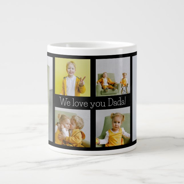Taza De Café Gigante Te Aman Dada 6 Foto (Frente)
