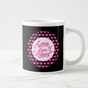 Taza De Café Gigante Te amo mamá - Día de la Madre