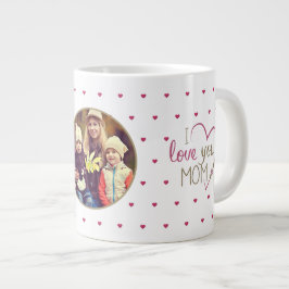 Taza De Café Gigante Te amo, mamá, el día de la madre