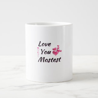 Taza De Café Gigante Te Amo Más Que Mucho Estilo Retro Juguetón