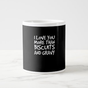 Taza De Café Gigante Te Amo Más Que Salsa de Galletas Divertido Regalo 