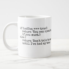 Taza De Café Gigante Té de humor de expertos informáticos