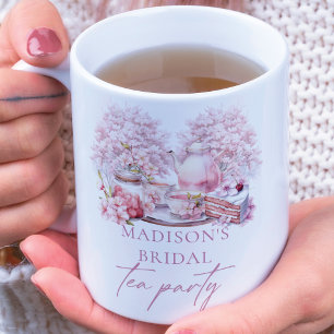 Taza De Café Gigante Té nupcial de flor de cerezo con foto personalizad