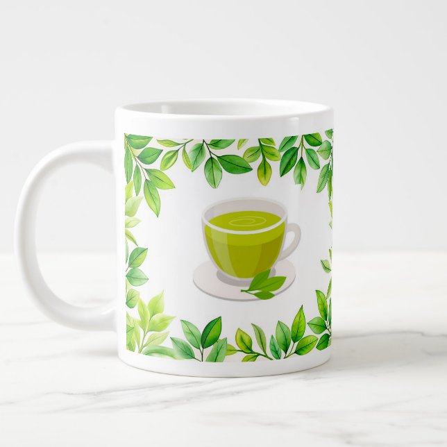Taza De Café Gigante Té verde (Izquierda)
