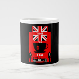 Taza De Café Gigante Tea Drinkers británicos clásicos Mug