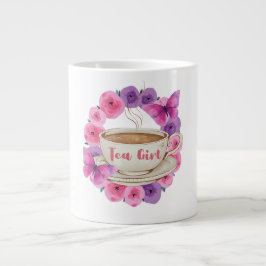 Taza De Café Gigante Tea Girl Specialty Mug