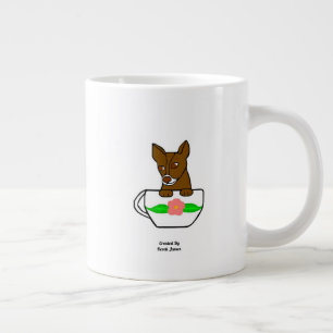 Taza De Café Gigante Teacup Chihuahua Jumbo Mug
