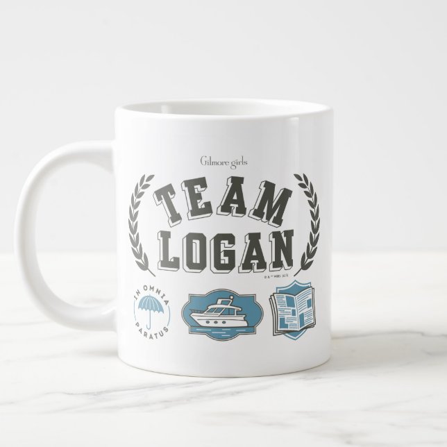 Taza De Café Gigante Team Logan Gilmore Girls Design (Izquierda)