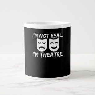 Taza De Café Gigante Teatro divertido máscaras regalo para director de 