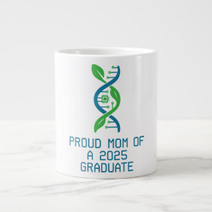 Taza De Café Gigante Tech & Triunfo: Orgullosa Madre Graduada en Biotec