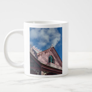 Taza De Café Gigante Techo rosa cielo azul - Viñedo de Martha
