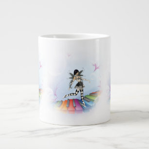 Taza De Café Gigante Teclado musical Faerie Vignette