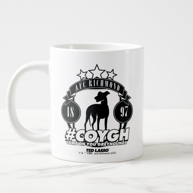 Taza De Café Gigante Ted Lasso | AFC Richmond #COYGH (Izquierda)