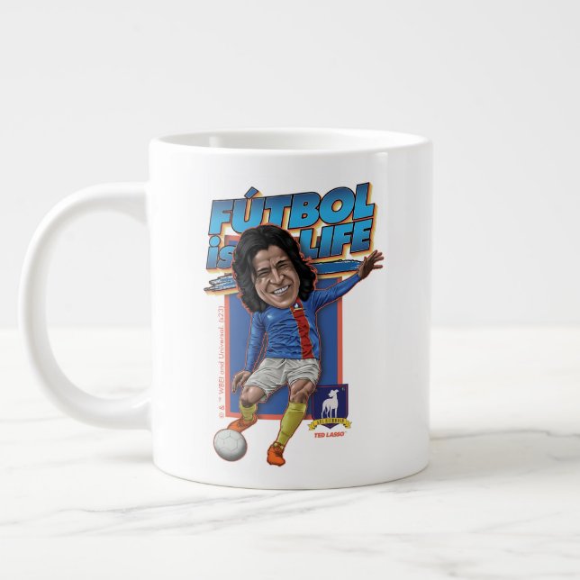 Taza De Café Gigante Ted Lasso | Dani Rojas Bobblehad (Izquierda)