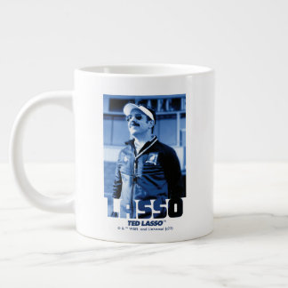 Taza De Café Gigante Ted Lasso | Gráfica de retrato fotográfico de Lass
