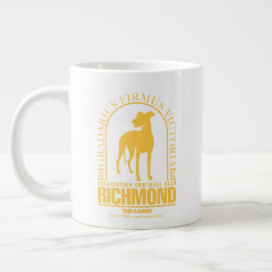 Taza De Café Gigante Ted Lasso   Logotipo con arcos de oro de Richmond 