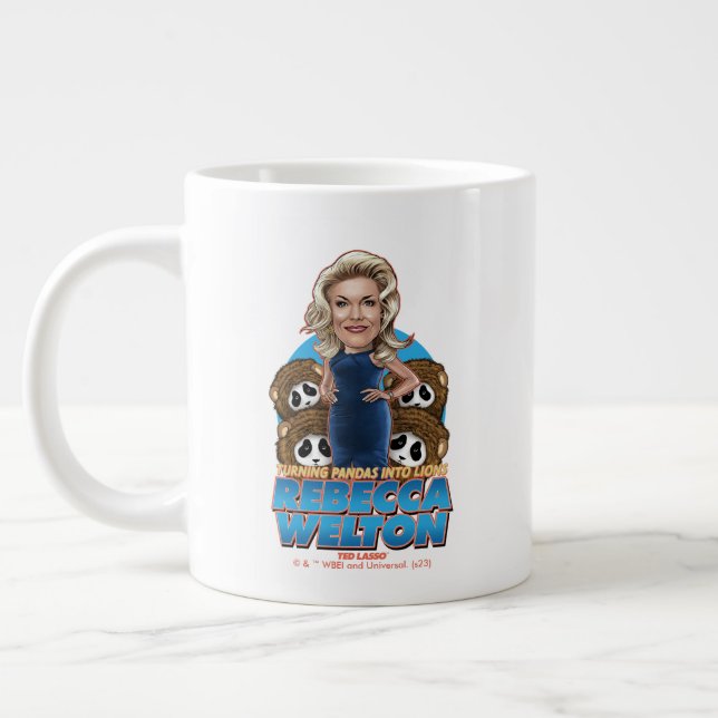 Taza De Café Gigante Ted Lasso | Rebecca Welton Bobblehead (Izquierda)