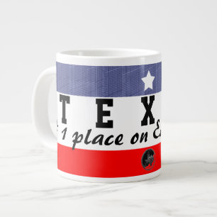 Taza De Café Gigante Tejas enorme el lugar a ser