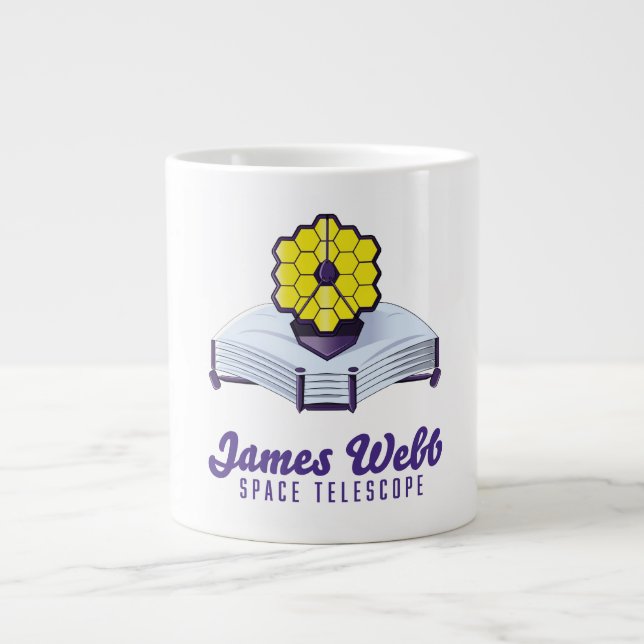 Taza De Café Gigante Telescopio espacial James Webb. Café gigante Mug (Frente)