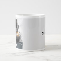 Tema del freno para camionetas de café