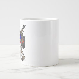Taza De Café Gigante Templars USA Jumbo 20oz