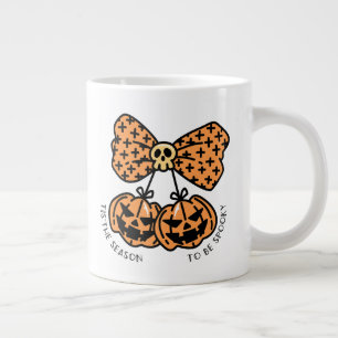 Taza De Café Gigante Temporada de fantasía de calabazas retro de coquet