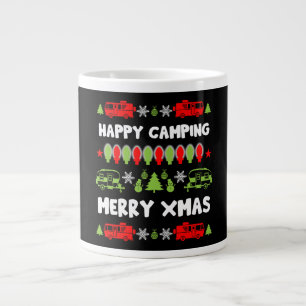 Taza De Café Gigante Temporada feliz de Navidades de Caravana
