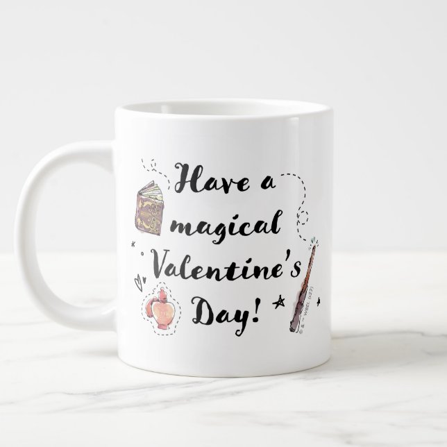 Taza De Café Gigante Tener Un El día de San Valentín Mágico (Izquierda)