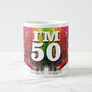 Taza De Café Gigante Tengo 50 Sally O'Malley Divertido Cumpleaños 50 Re
