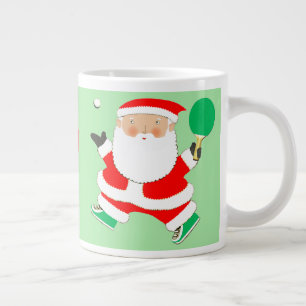 Taza De Café Gigante Tenis de Mesa Navidad