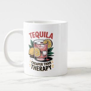 Taza De Café Gigante Tequila: más barato que la terapia