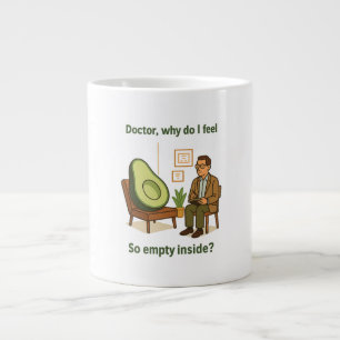 Taza De Café Gigante Terapia de Aguacate Por Qué Me Siento Vacío Por De