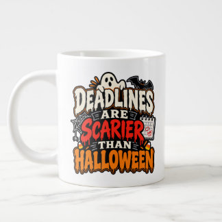 Taza De Café Gigante Términos Límite Son Más Espantosos Que Halloween T