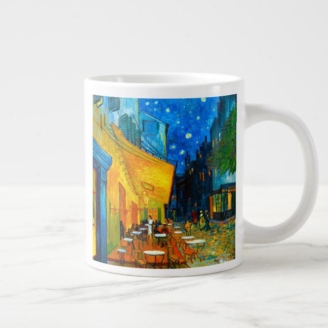 Taza De Café Gigante Terraza Van Gogh Café de noche (Derecha)