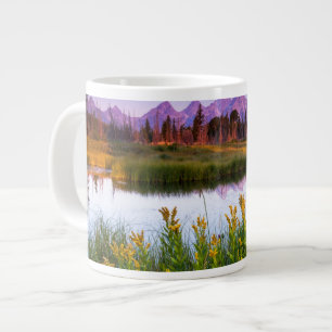 Taza De Café Gigante Teton Sunrise