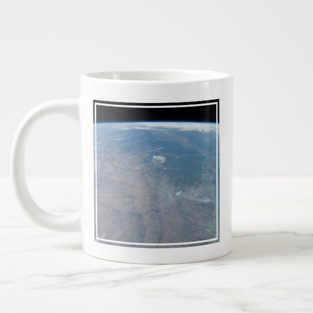 Taza De Café Gigante Texas Panorámica Y El Golfo De México (Izquierda)