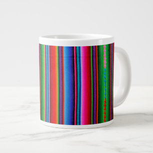 Taza De Café Gigante Textura de la tela mexicana