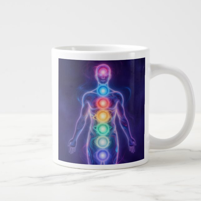 Taza De Café Gigante  The 7 Chakras (Derecha)