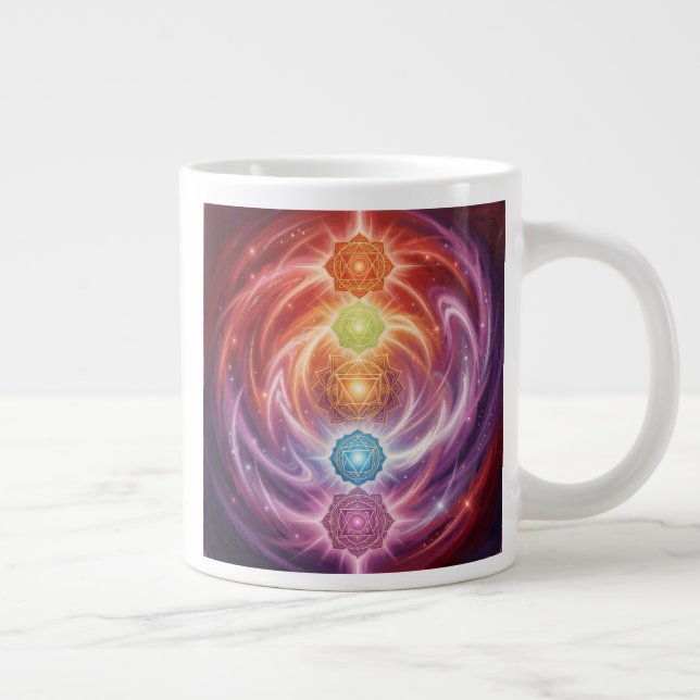 Taza De Café Gigante The 7 Chakras´10 (Derecha)