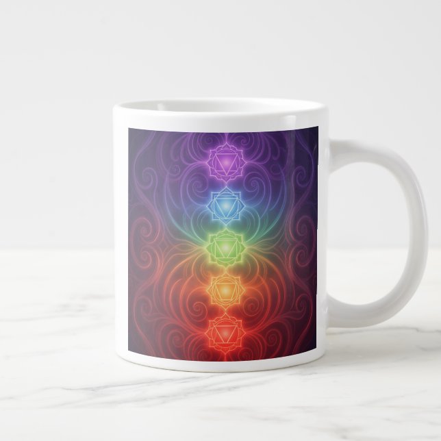Taza De Café Gigante The 7 Chakras´9 (Derecha)