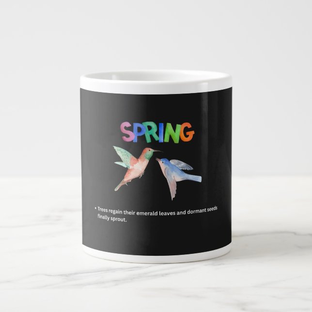 Taza De Café Gigante The Awakening: A Visual Tribute to Spring (Frente)