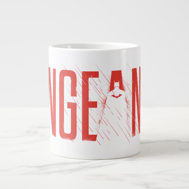 Taza De Café Gigante The Batman Vengeance Silhouette (Frente)