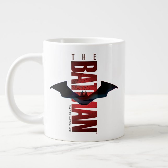 Taza De Café Gigante The Batman Vertical Logo (Izquierda)