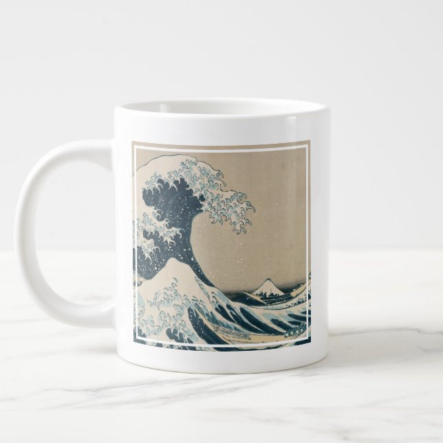 Taza De Café Gigante The Great Wave off Kanagawa (Izquierda)