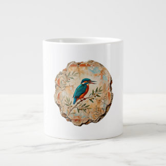 Taza De Café Gigante The Kingfisher Fragment: Pompei’s Azure Messenger 