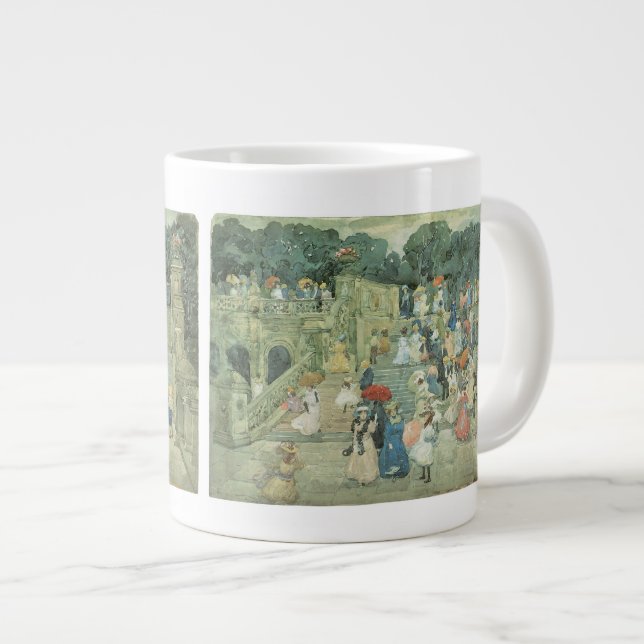 Taza De Café Gigante The Mall, Central Park de Maurice Prendergast se t (Derecha)