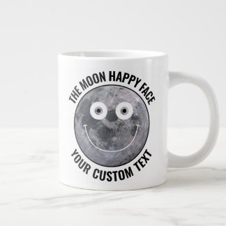 Taza De Café Gigante The Moon Happy Face Personalized Custom Giant Mug