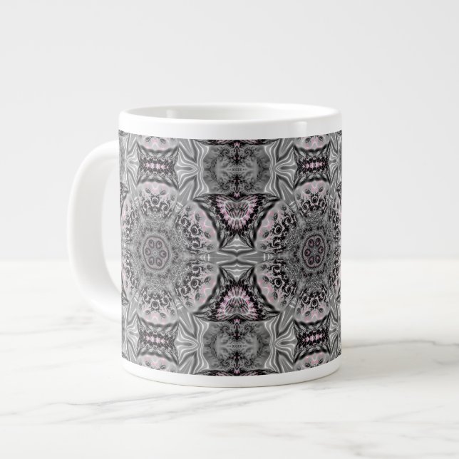 Taza De Café Gigante The Silver Fractal Garden (Izquierda)