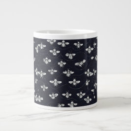 Taza De Café Gigante The Tiny Bee Trail Minimalist Mug