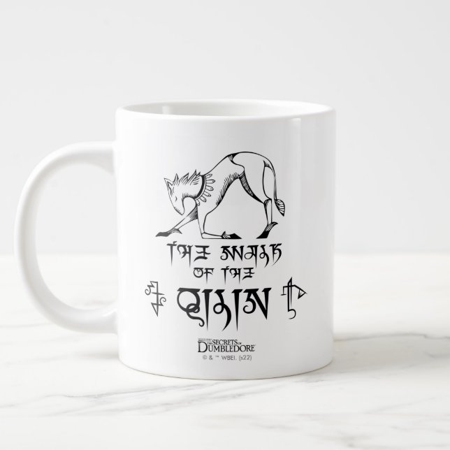 Taza De Café Gigante The Walk of The Qilin Line Graphic (Izquierda)